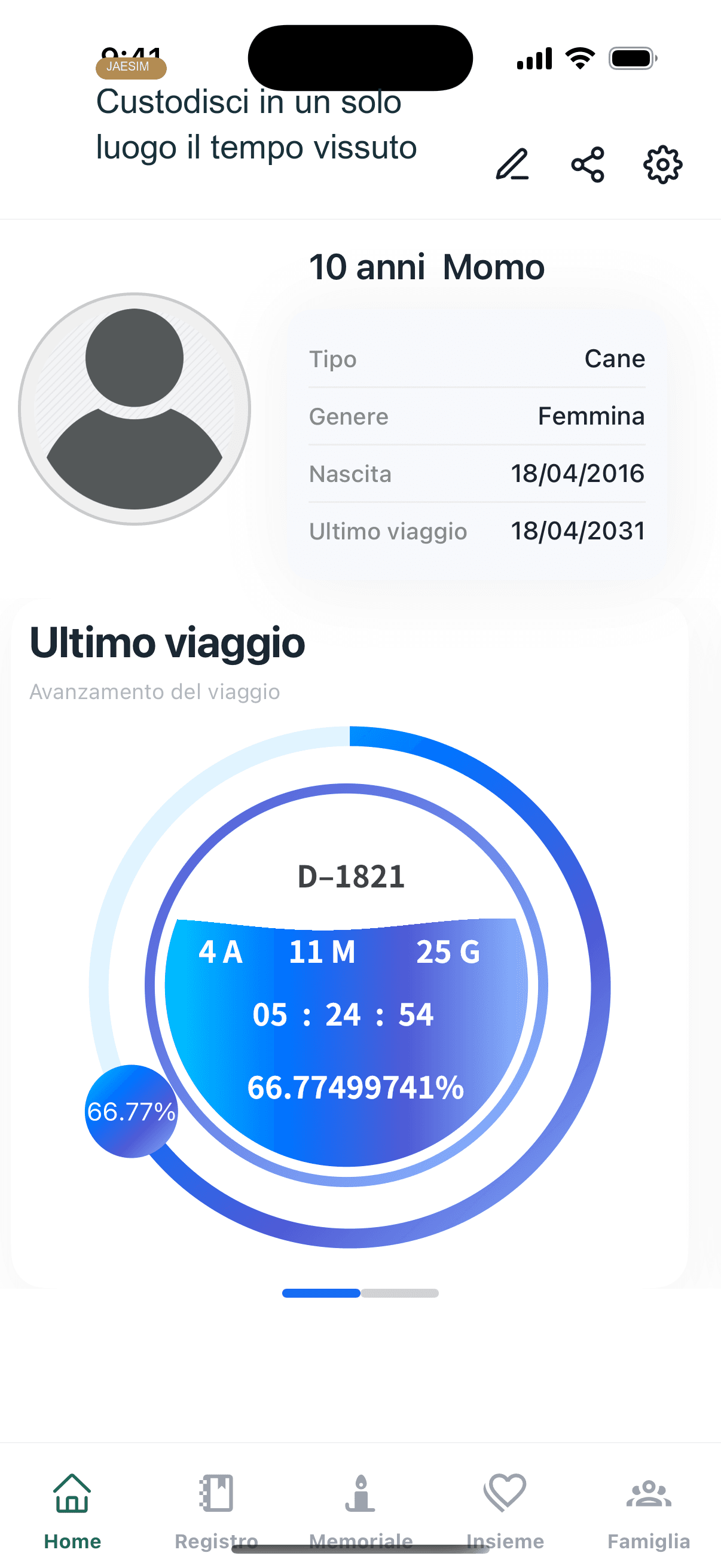 Anteprima dell app Jaesim